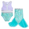 Ariel Adaptive Swim Set For Girls, The Little Mermaid -Disney 2314050950154M