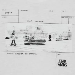 Star Wars Concept Artwork Speeder T-Shirt For Adults -Disney 2325048780025M 2