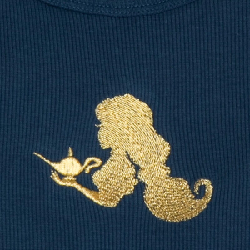 Jasmine Ribbed Tank Top For Adults, Aladdin 4 Jasmine Ribbed Tank Top For Adults, Aladdin - Image 2