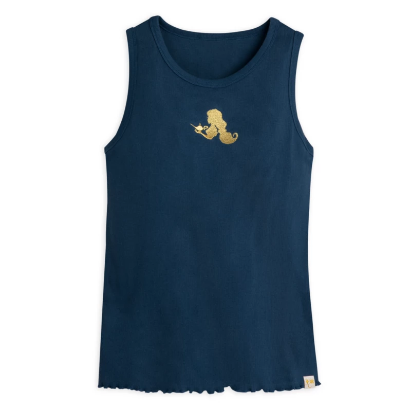 Jasmine Ribbed Tank Top For Adults, Aladdin 3 Jasmine Ribbed Tank Top For Adults, Aladdin