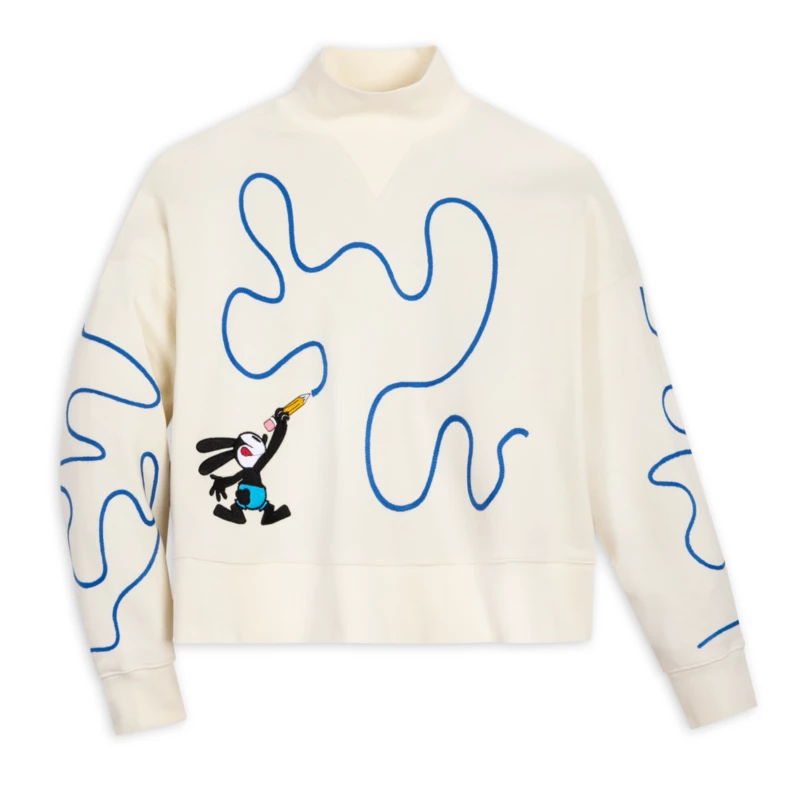 Oswald The Lucky Rabbit Sweatshirt For Women - Disney100 3 Oswald The Lucky Rabbit Sweatshirt For Women - Disney100