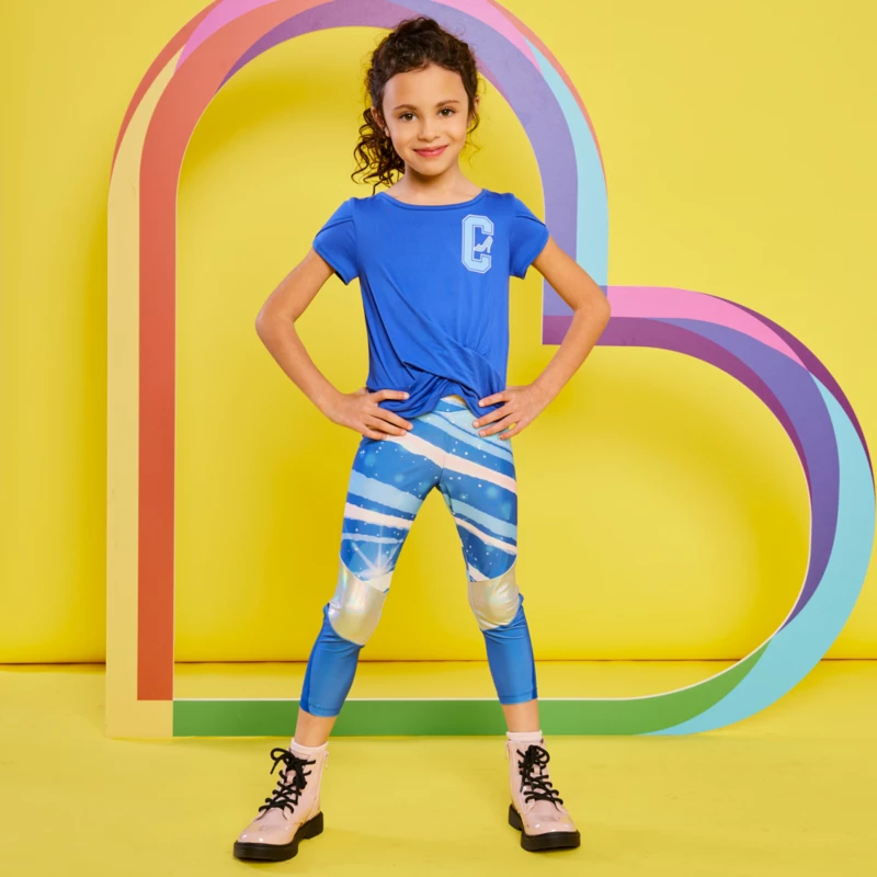 Disney Ily 4EVER Top And Legging Set For Kids Inspired By Cinderella 4 Disney Ily 4EVER Top And Legging Set For Kids Inspired By Cinderella - Image 2