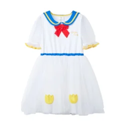 Donald Duck Summer Dress For Girls