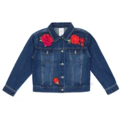 Disney Ily 4EVER Denim Jacket For Kids Inspired By Belle, Beauty And The Beast