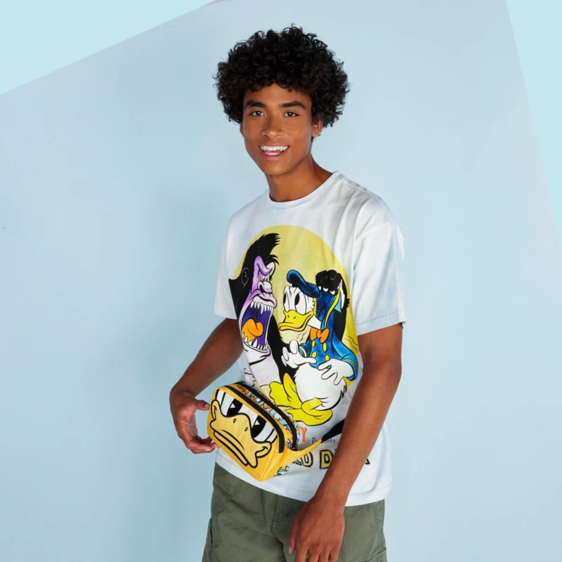 Donald Duck And The Gorilla Tie-Dye T-Shirt For Adults 4 Donald Duck And The Gorilla Tie-Dye T-Shirt For Adults - Image 2
