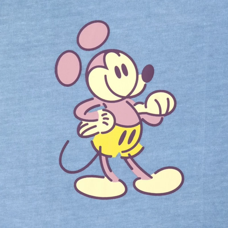 Blue Mickey Mouse Genuine Mousewear T-Shirt For Adults 4 Blue Mickey Mouse Genuine Mousewear T-Shirt For Adults - Image 2