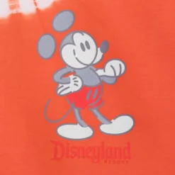 Orange Mickey Mouse Genuine Mousewear Tie-Dye T-Shirt For Adults, Disneyland -Disney 2403051570030M 2