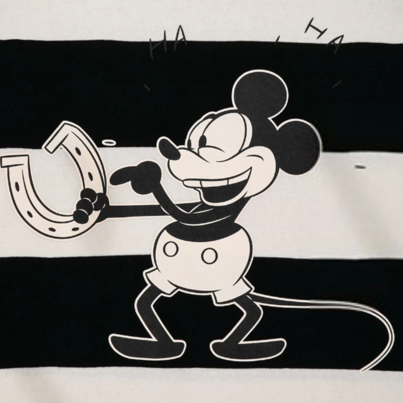 Mickey Mouse Oversize Fashion T-Shirt For Adults, Plane Crazy 5 Mickey Mouse Oversize Fashion T-Shirt For Adults, Plane Crazy - Image 3