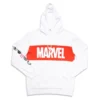 Marvel Logo White Hoodie For Adults 2 Marvel Logo White Hoodie For Adults -Disney 2403053070003M