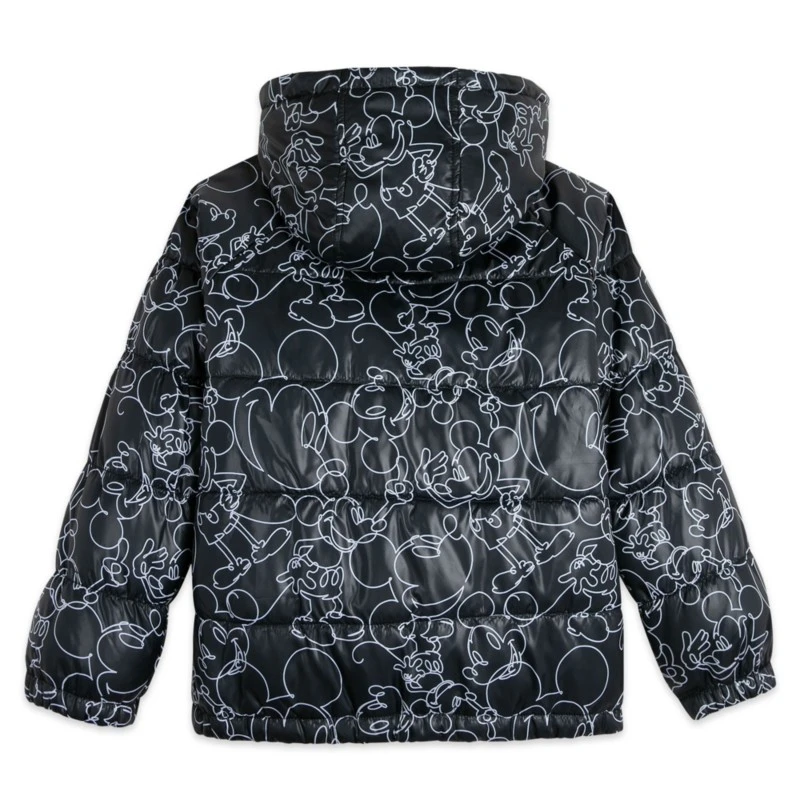 Mickey Mouse Hooded Puff Jacket For Kids 5 Mickey Mouse Hooded Puff Jacket For Kids - Image 3