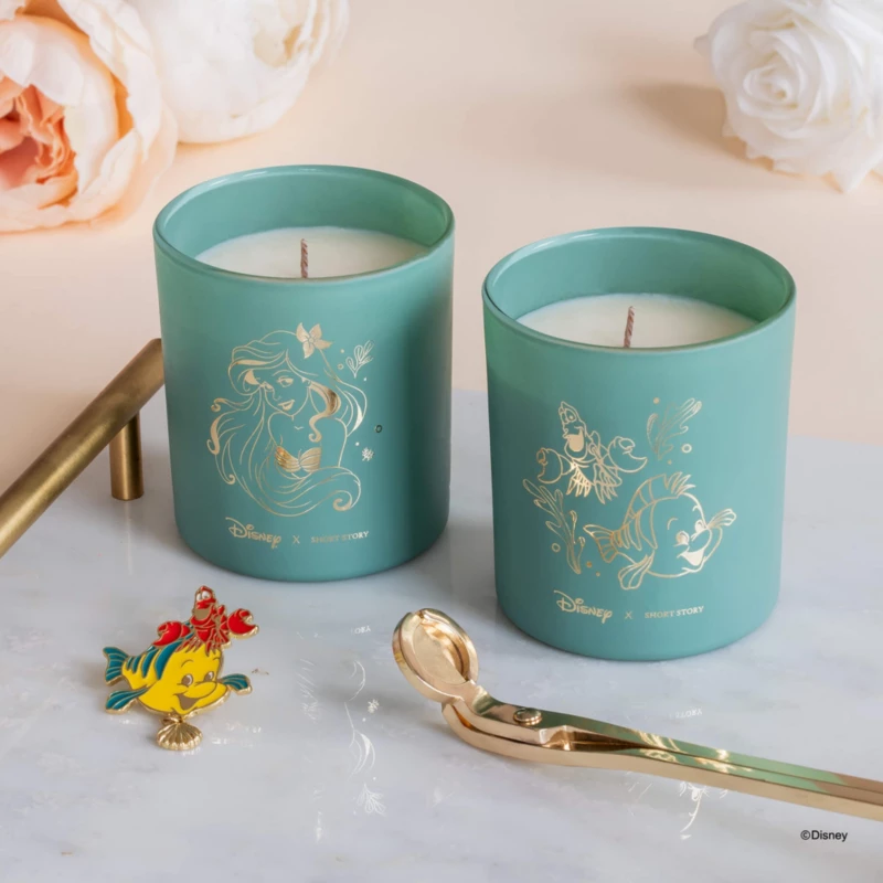 Disney Candle Ariel & Flounder & Sebastian, Twin Pack 4 Disney Candle Ariel & Flounder & Sebastian, Twin Pack - Image 2