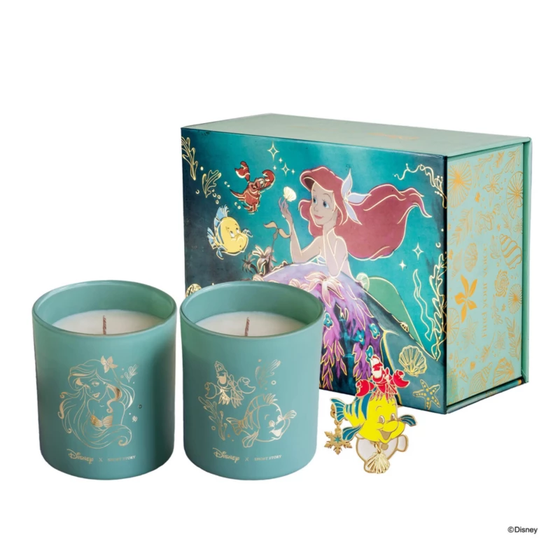 Disney Candle Ariel & Flounder & Sebastian, Twin Pack 3 Disney Candle Ariel & Flounder & Sebastian, Twin Pack