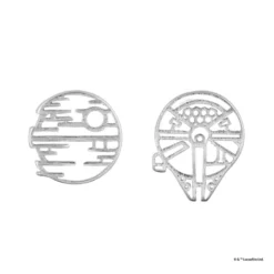 Star Wars™ Earring Death Star™, Silver -Disney 348658016174 4