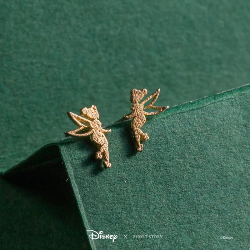 Disney Earrings Tinker Bell, Gold 4 Disney Earrings Tinker Bell, Gold - Image 2