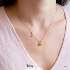 Disney Necklace Castle, Gold -Disney 348658024735 2