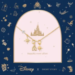 Disney Necklace Castle, Gold -Disney 348658024735 3