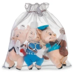 The Three Little Pigs Plush Set - Disney100 -Disney 412313759399 2