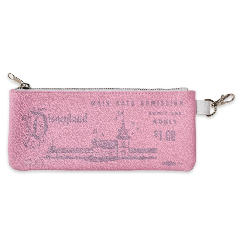 Disneyland Main Gate Admission Ticket Coin Purse - Disney100 3 Disneyland Main Gate Admission Ticket Coin Purse - Disney100