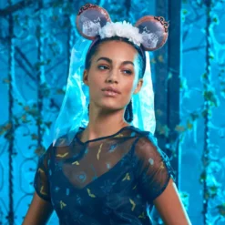 The Haunted Mansion Bride Minnie Mouse Ears Headband For Adults -Disney 428402938019 1