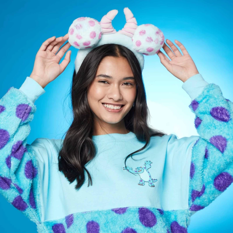 Sulley Fuzzy Ear Headband For Adults, Monsters, Inc. 4 Sulley Fuzzy Ear Headband For Adults, Monsters, Inc. - Image 2