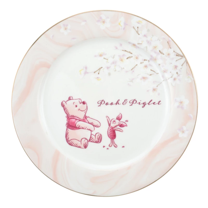 Winnie The Pooh & Piglet Sakura Plate 3 Winnie The Pooh & Piglet Sakura Plate