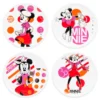 Minnie Parisienne Plates, Set Of 4 -Disney 465013929425