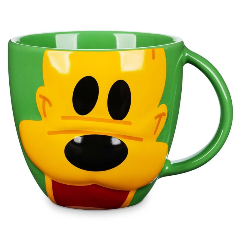 Disney Parks Mouseware Pluto Face 3D Ceramic Mug 3 Disney Parks Mouseware Pluto Face 3D Ceramic Mug
