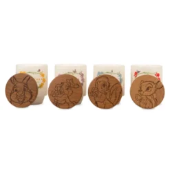Disney Parks Bambi Comfy And Cosy Candles, Set Of 4