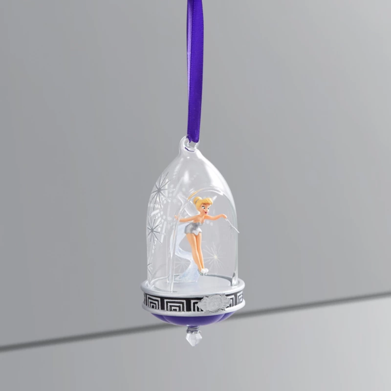 Tinker Bell Disney100 Celebration Glass Dome Sketchbook Hanging Ornament 4 Tinker Bell Disney100 Celebration Glass Dome Sketchbook Hanging Ornament - Image 2
