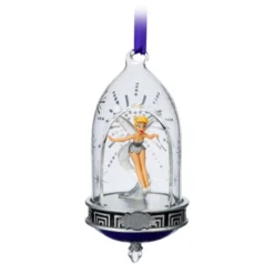 Tinker Bell Disney100 Celebration Glass Dome Sketchbook Hanging Ornament