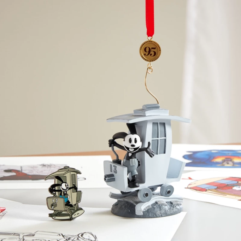 Oswald Legacy Sketchbook Ornament, 95th Anniversary, Limited Release 4 Oswald Legacy Sketchbook Ornament, 95th Anniversary, Limited Release - Image 2