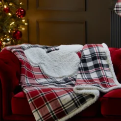 Mickey Mouse Icon Throw Plaid Manta 7 Mickey Mouse Icon Throw Plaid Manta -Disney 465063296058 1