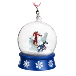 Marvel's Avengers Mini Snow Globe Sketchbook Ornament -Disney 465063296478 1