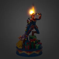 Captain Marvel Light-Up Living Magic Sketchbook Ornament -Disney 465063296546 1
