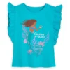 Disney Store The Little Mermaid Frilled T-Shirt For Kids, Live Action Film -Disney 5007049220194M