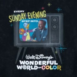 Walt Disney And Ludwig Von Drake Pullover Hoodie For Adults, Walt Disney's Wonderful World Of Color - Disney100 -Disney 5201049200041M 4